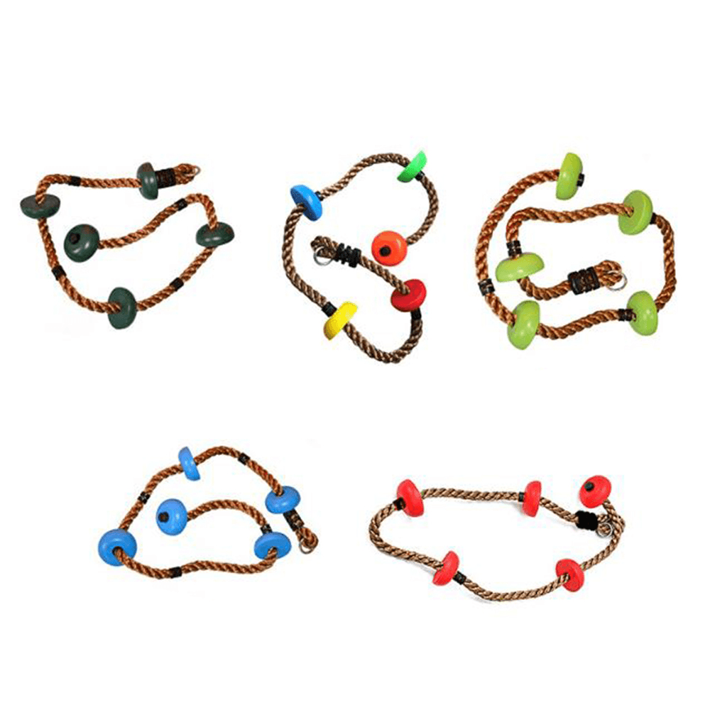 Five Kinds Color of Disc Climbing Rope Outdoor Discovery Toy for Children Sports - Trendha