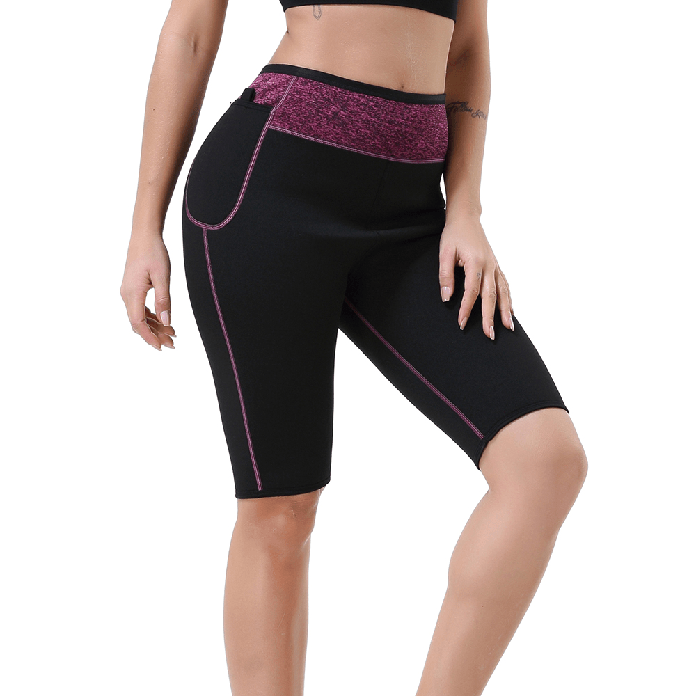 Women Gym Sauna Shorts Neoprene Pants Waist Body Shaper Sweat S-3XL Sport Soft - Trendha