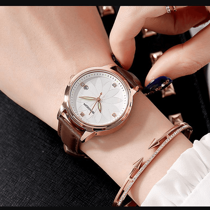 SANDA Elegant Design Ladies Wrist Watch Date Display Quartz Watch - Trendha