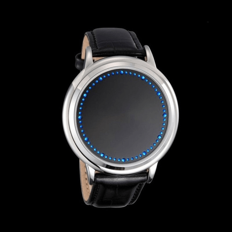 Alloy Fashion Sport LED Touch Screen Watch Belt Couple Watch for Men Women - Trendha