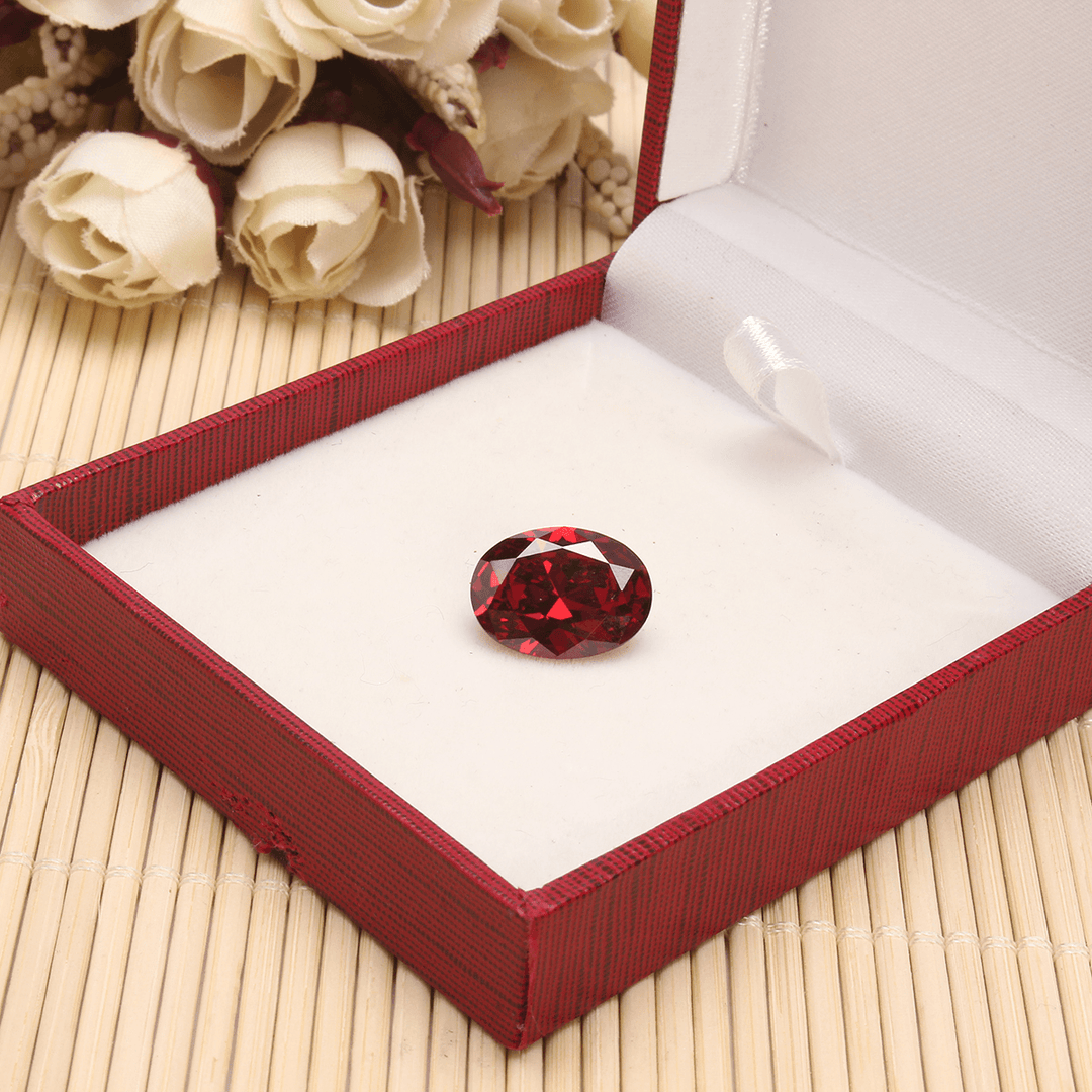 13.89Ct Pigeon Blood Red Ruby Unheated 12X16Mm Diamond Oval Cut VVS Loose Gems Decorations - Trendha