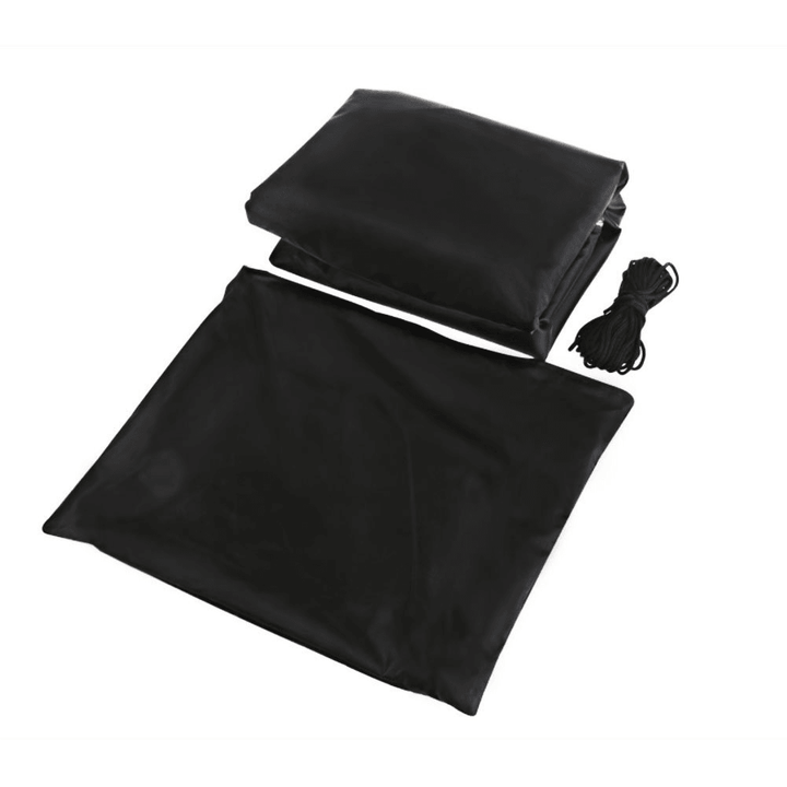 Patio Protective Furniture Cover Black Rectangular Extra Large Waterproof Dustproof Folding Cover - Trendha
