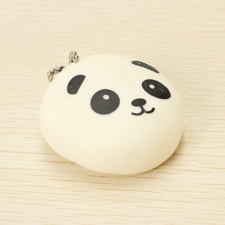 Squishy Squeeze Panda Sticky Rice Ball 5Cm Collection Ball Chain Phone Strap Decor Gift Toy - Trendha