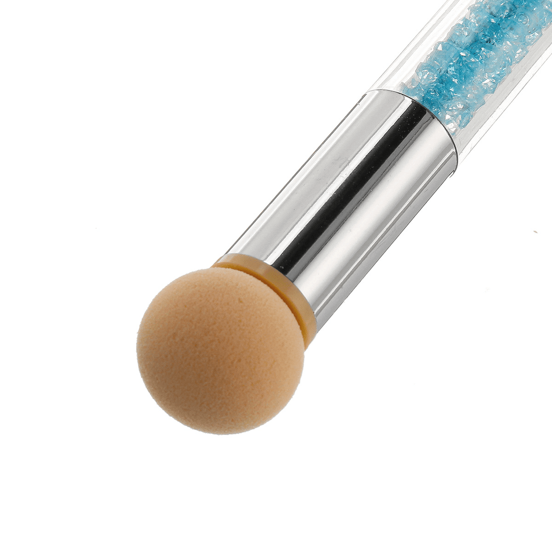 6Pcs Nail Tool Gradient Pen Halo Pen Light Therapy Point Color Glue Sponge Pen Double Head - Trendha