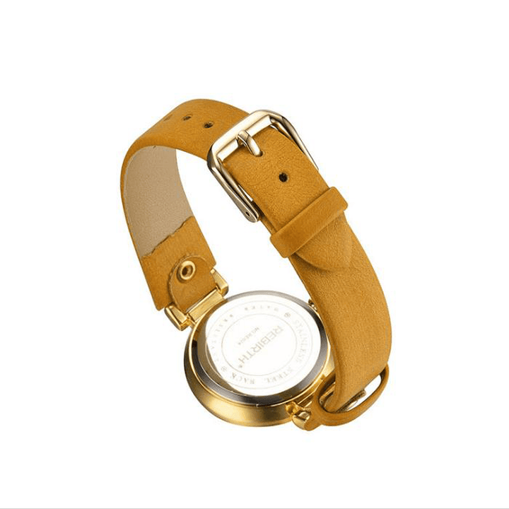 REBIRTH RE024 Simple Style Women Wrist Watch Elegant Design Quartz Watches - Trendha