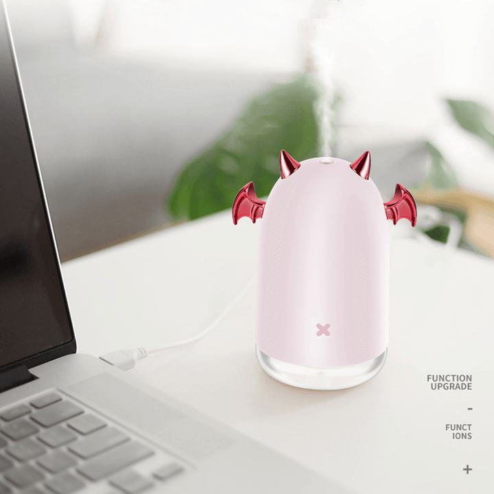 USB Humidifier Cool Mist Air Humidifying Device Mini Water Sprayer for Desktop Office Low Noice - Trendha