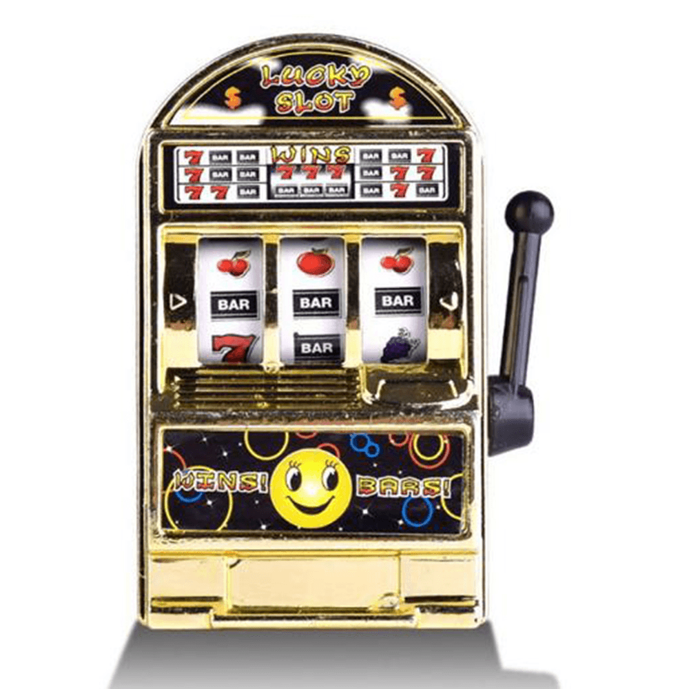 Gold/Silver Plastic Mini Cute Fruit Pattern Slot Machine Toy for Children - Trendha