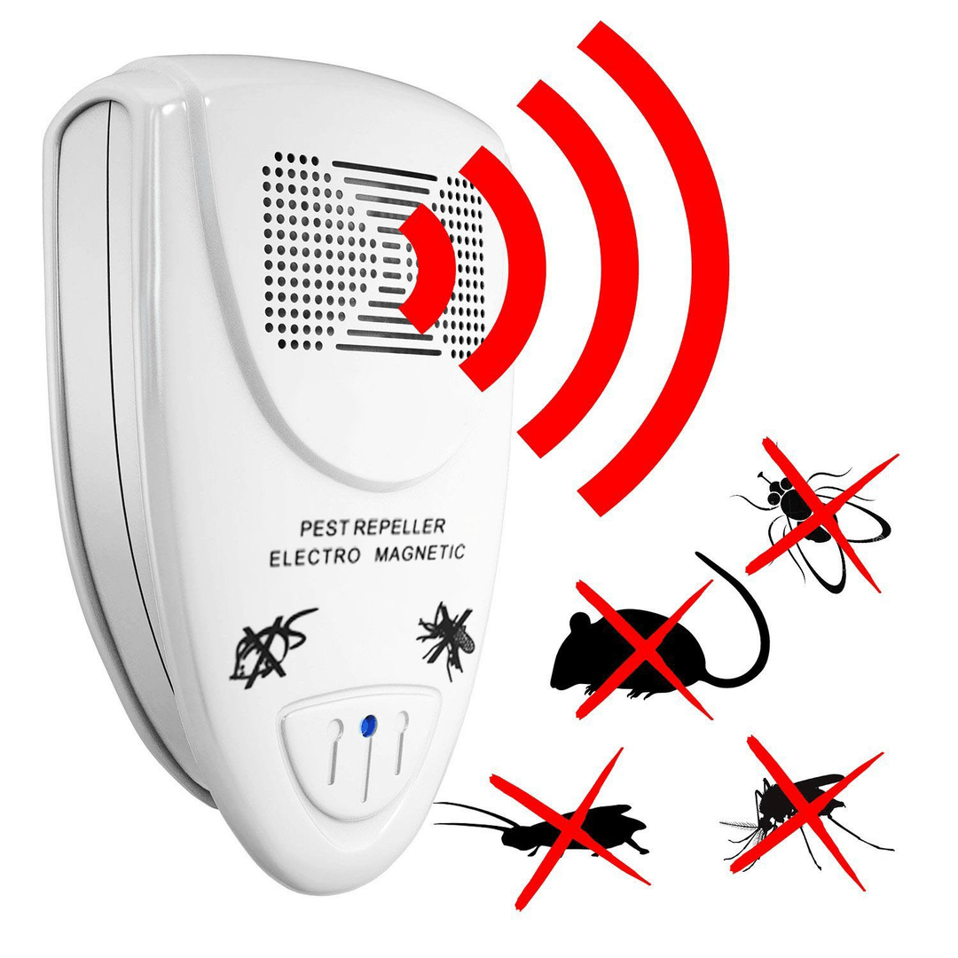 LP-04 Ultrasonic Pest Repeller Electronic Pests Control Repel Mouse Mosquitoes Roaches Killer - Trendha