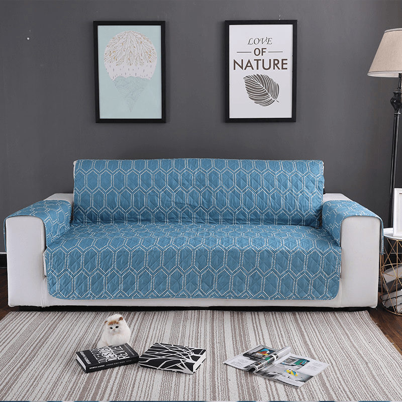 Printed Sanding Wuilted Piece Non-Slip Pet Sofa Waterproof Anti-Scratch Chair Covers Furniture Protector Mat - Trendha