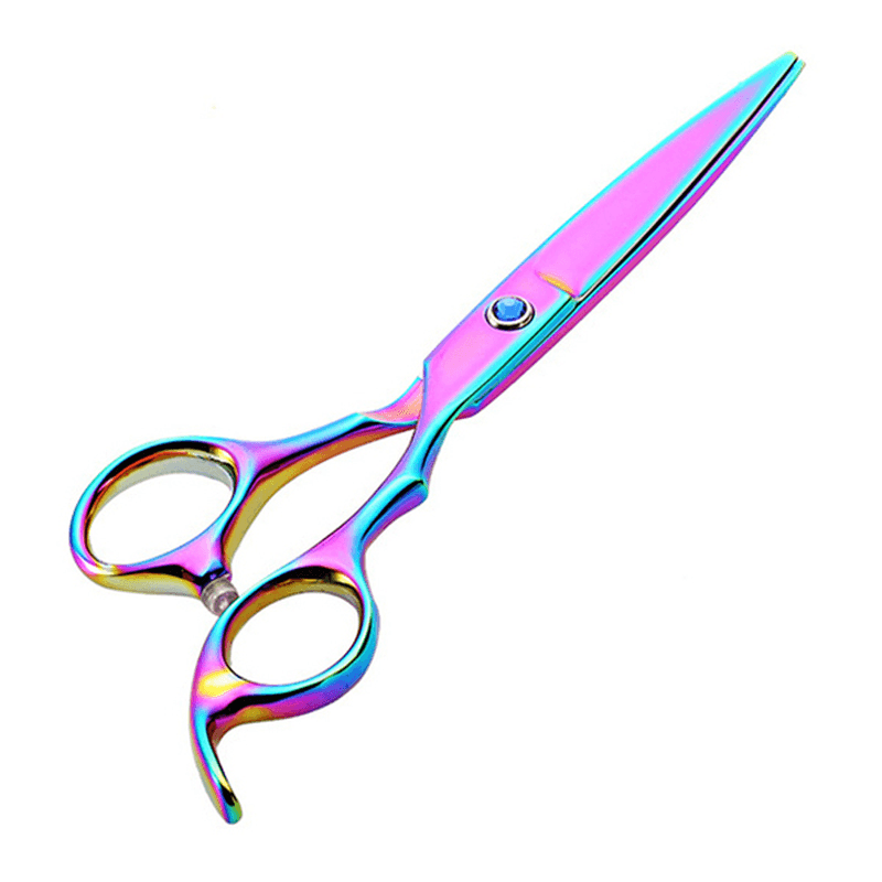 Y.F.M® Stainless Steel Hair Scissors Hairdressing Cutting Hair Styling Tools Rainbow Color - Trendha