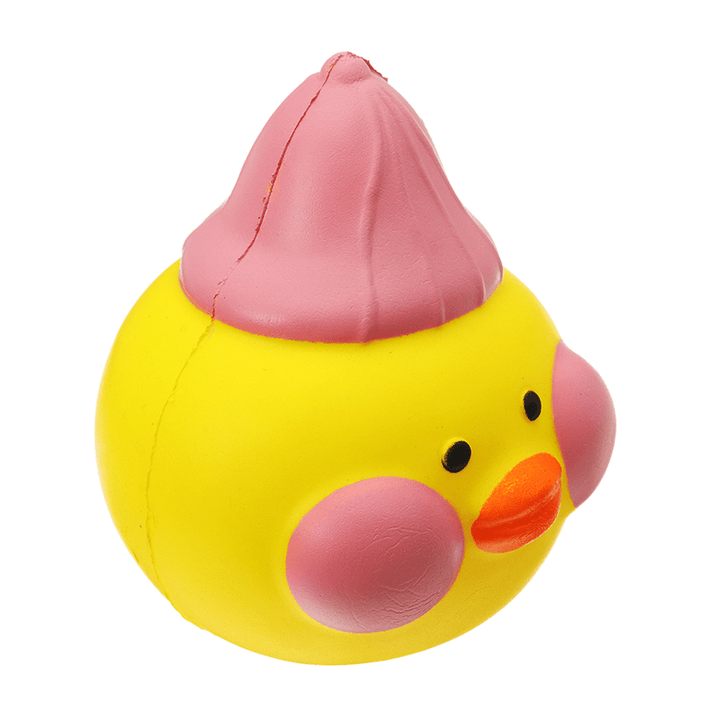 Yellow Duck Squishy 10*8.5*9Cm Slow Rising with Packaging Collection Gift Soft Toy - Trendha