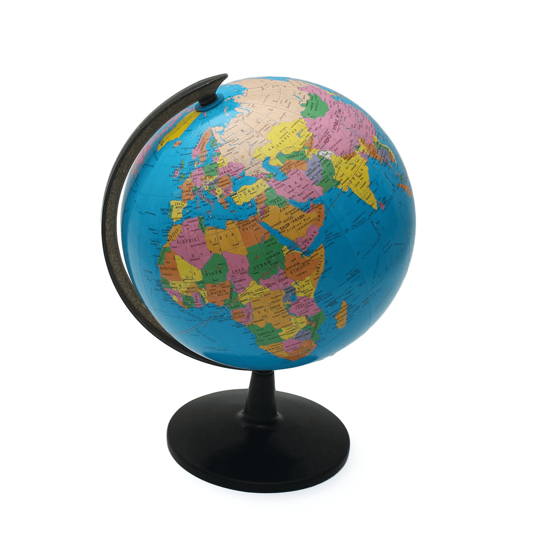 32Cm Rotating World Earth Globe Atlas Map Geography Education Toy Desktop Decor - Trendha