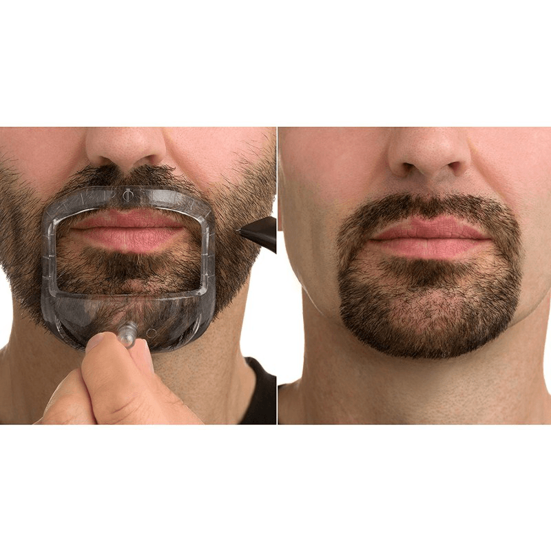 5Pcs/Lot Beard Comb Hairbrush Symmetric Cut Salon Mustache Beard Styling Template for Beard Shaping Hair Brush Trimming Tool - Trendha