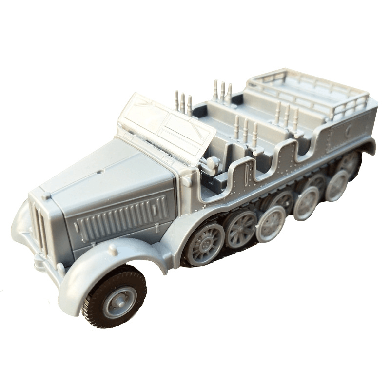 1/72 4D World War II Germany Armored Carrier Military Assembled Model Toys - Trendha
