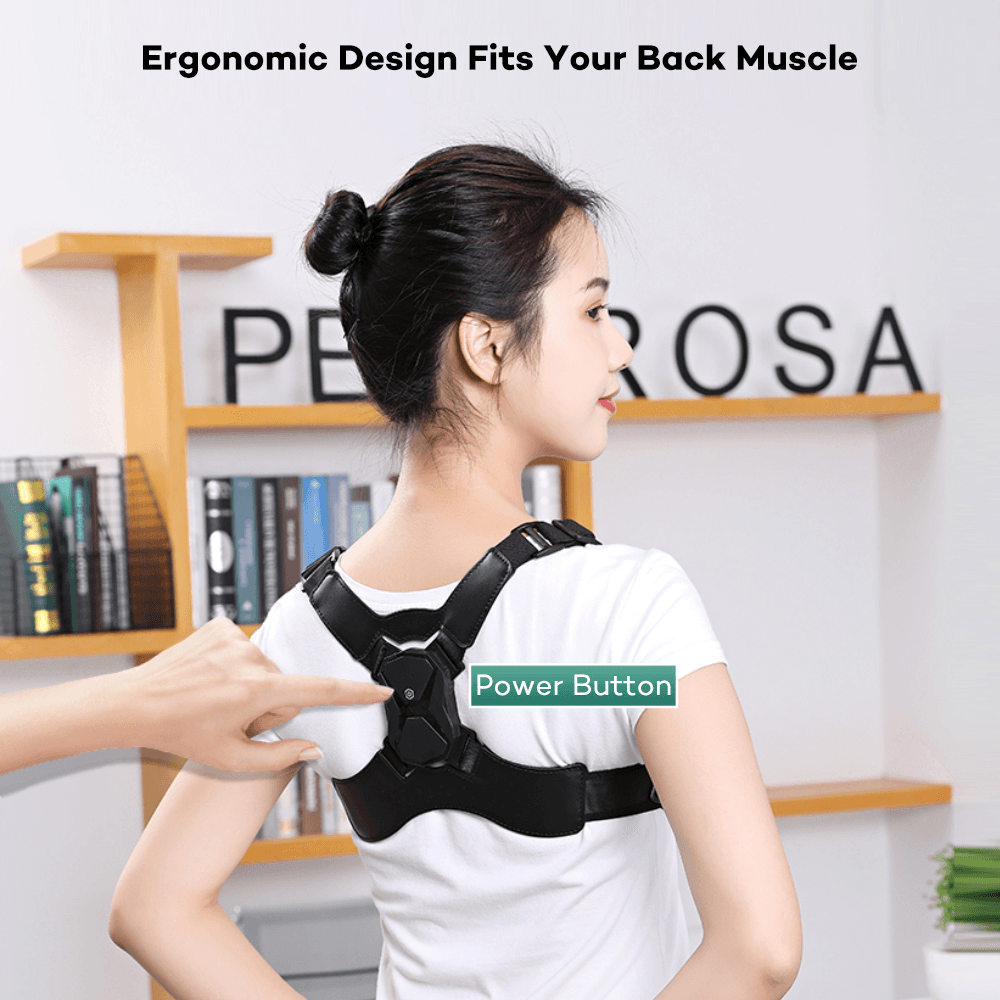 Smart Back Posture Corrector Intelligent Induction Body Posture Correct Belt Back Support Waist Straps Posture Correction Belt - Trendha