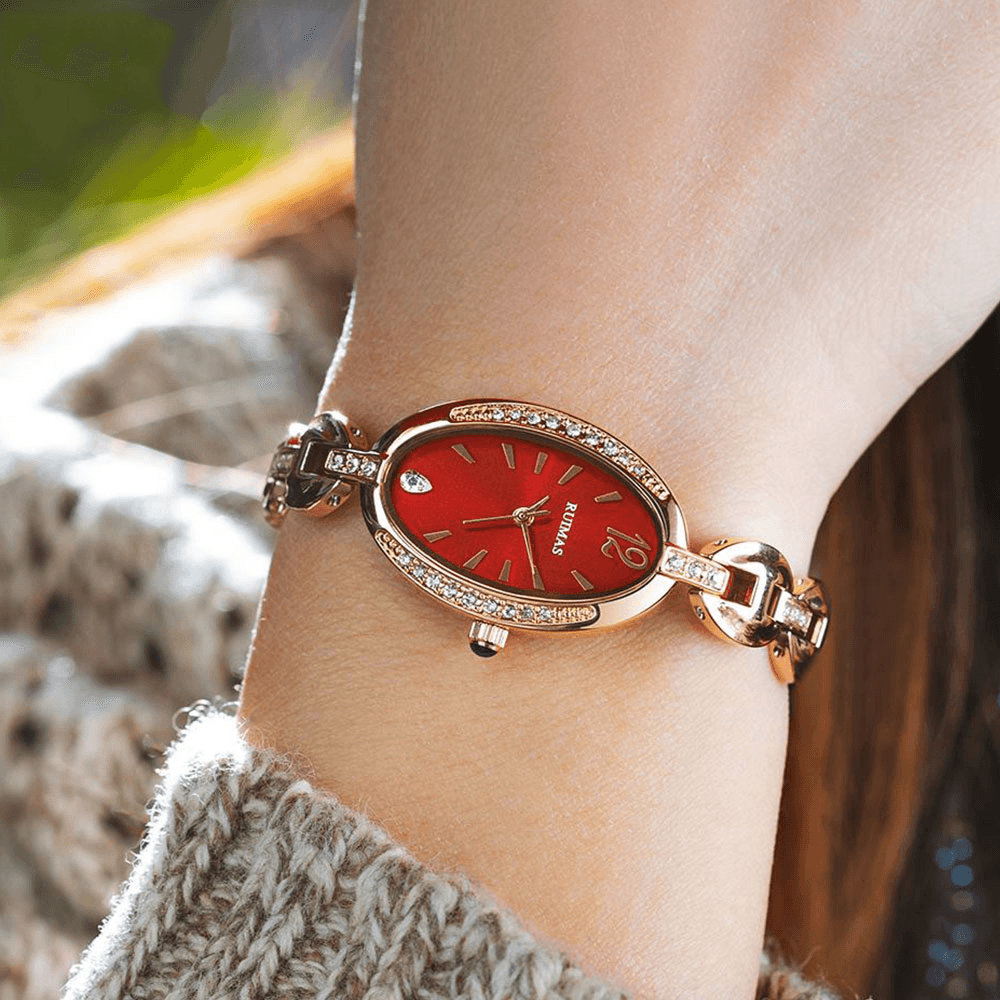 RUIMAS 597 Fashion Women Bracelet Watch Casual Waterproof Quartz Watch - Trendha