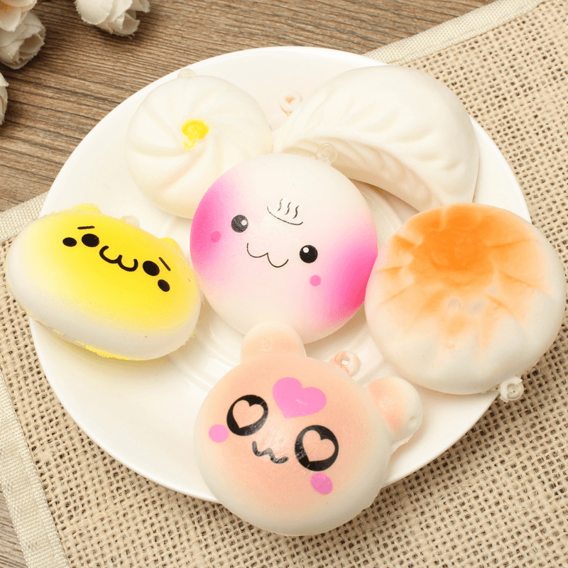 13PCS Simulation Cute Soft Squishy Super Slow Rising Ball Chain Kid Toy Collection - Trendha