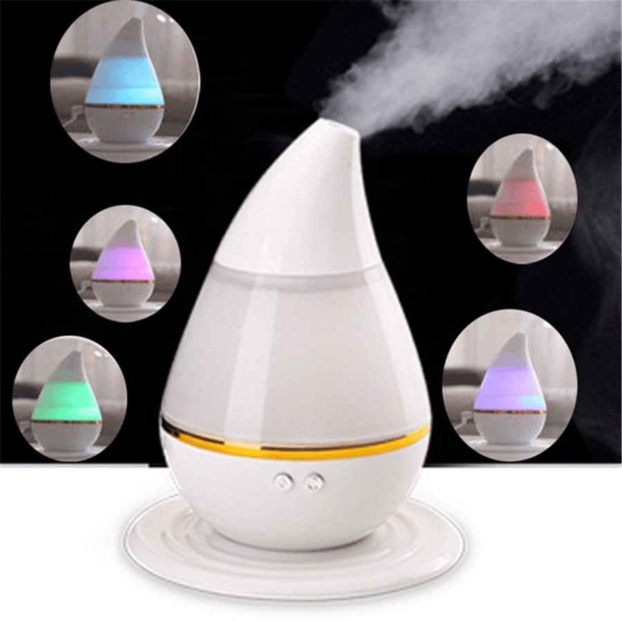 250Ml Ultrasonic Air Humidifier USB Charging Essential Oil Diffuser LED Light Purifier for Home Office - Trendha