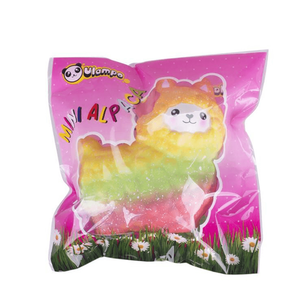Vlampo Sheep Squishy Cute Alpaca Galaxy Slow Rising Scented Fun Animal Toys Gift - Trendha
