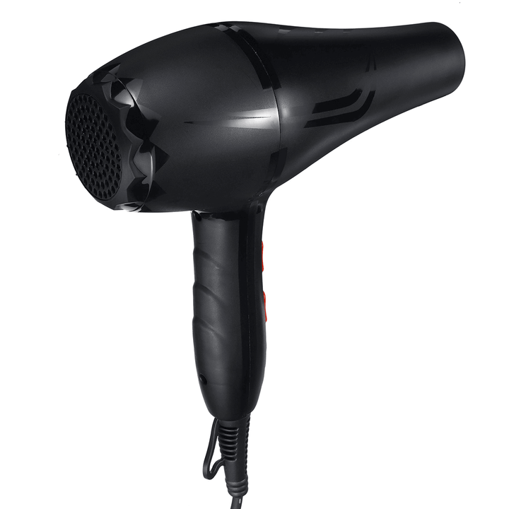 2000W Wind Power Professional Electric Hair Dryer Blower Low Noise Pro + Nozzle - Trendha