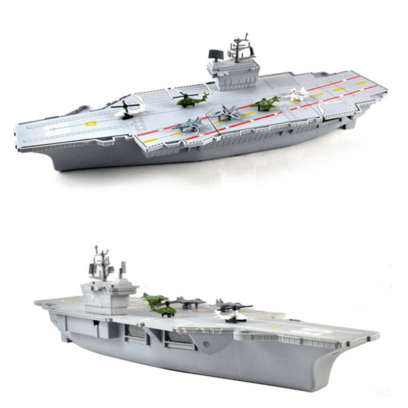 Simulation Aircraft Carrier Static Model with Six Airplane for Kids Children Christmas Gift Toys - Trendha