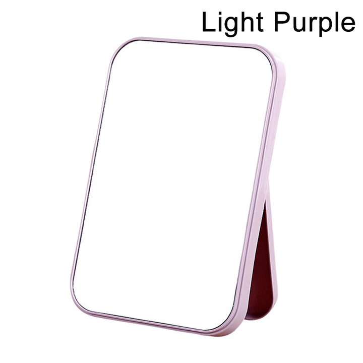 Folding Makeup Mirrors Desktop Cosmetic Tools Dressing Mirror Home Beauty Folded Square - Trendha
