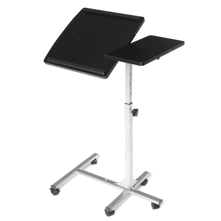 Douxlife® DL-RT01 Laptop Desk Rolling Table Height Adjustable Tiliting MDF Steel Frame for Home Office - Trendha