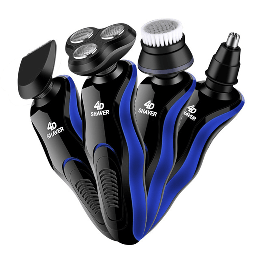 Multi-Function 4D Electric Shaver USB Car Rechargeable Fully Washable Beard Hair Shaver for Man - Trendha
