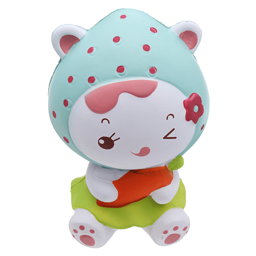Strawberry Girl Squishy 12CM Slow Rising with Packaging Collection Gift Soft Toy - Trendha