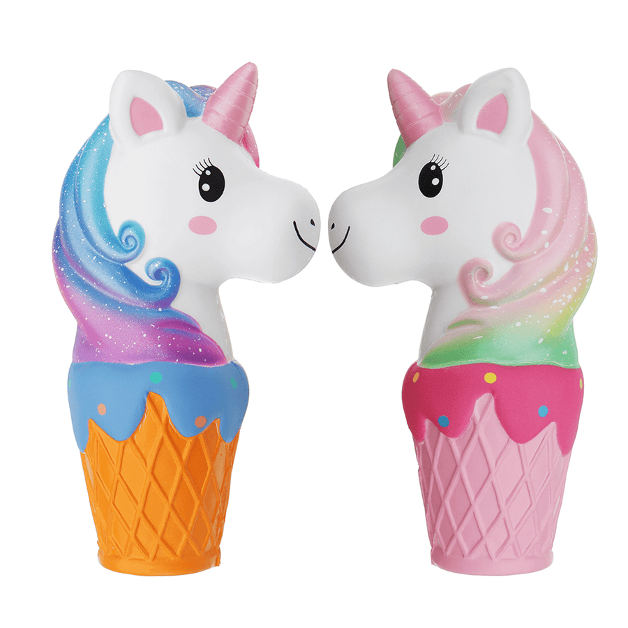 Oriker Squishy Jumbo 20Cm Galaxy Rainbow Horse Animal Cup Slow Rising Scented Toy Gift with Pcaking - Trendha