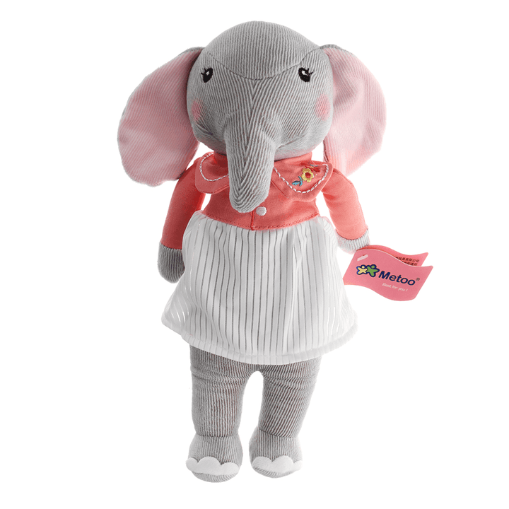 12.5 Inch Metoo Elephant Doll Plush Sweet Lovely Kawaii Stuffed Baby Toy for Girls Birthday - Trendha
