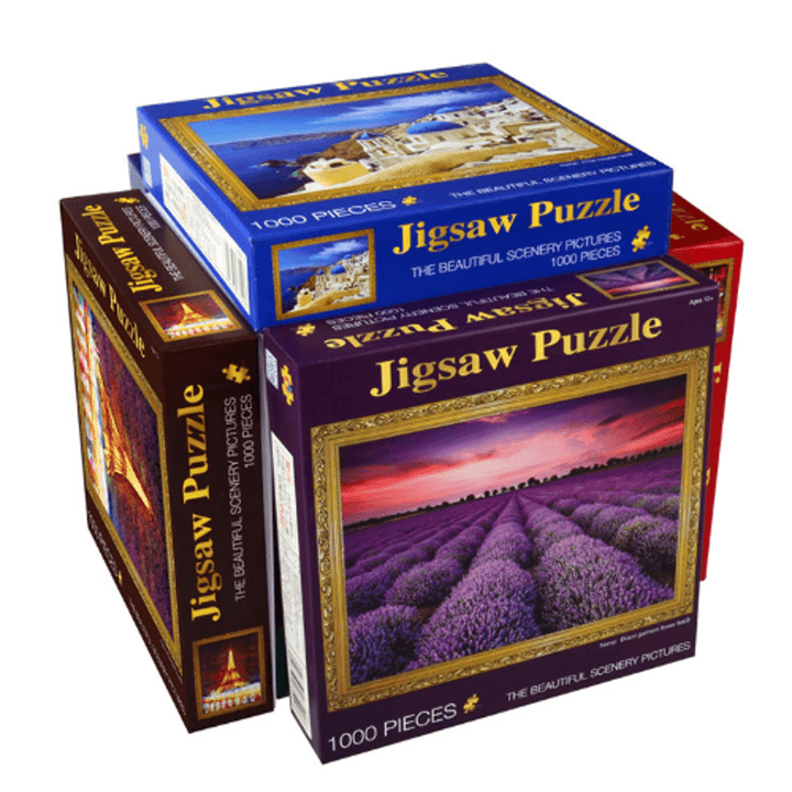 1000 Pieces Landscape Jigsaw Puzzle Toy Decompression Educational Indoor Toys - Trendha