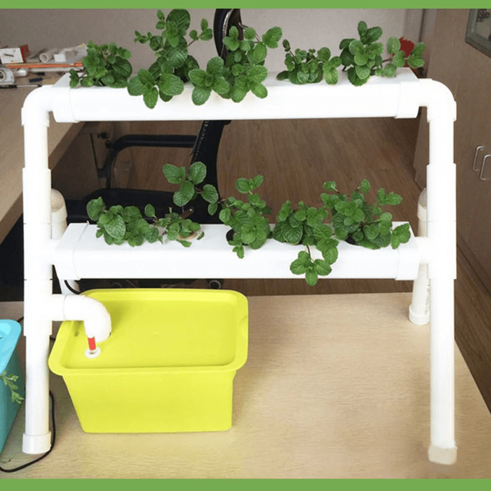 8 Cells Balcony Using Small Hydroponic System Home Garden Small Hydroponic System Introduction for Garden Tool - Trendha