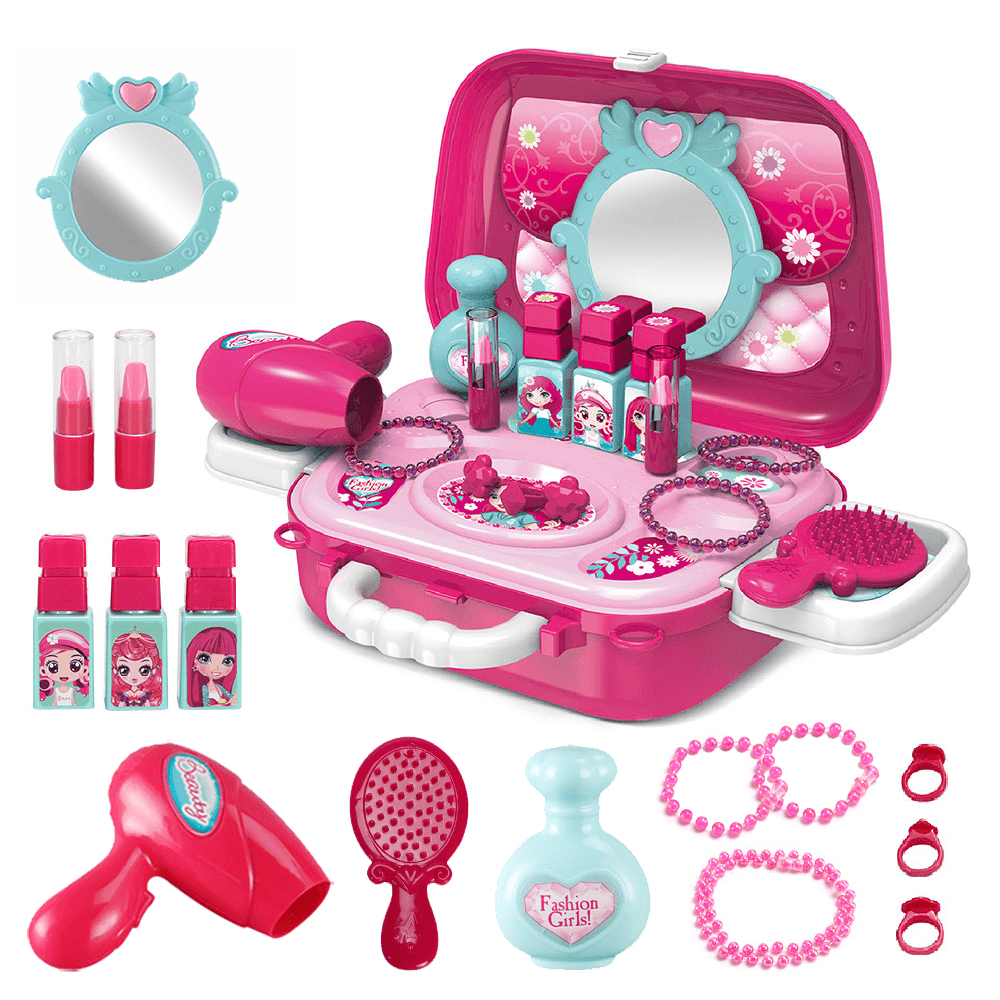 Pickwoo Pretend Play Makeup for Girl, Princess Dress-Up Makeup Kit for Kids Holiday and Birthday Gifts - Trendha