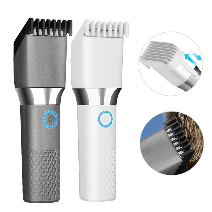 USB Electric Hair Clipper Trimmers for Men Adults Kids Rechargeable Wireless Professional Hair Cutter Machine - Trendha