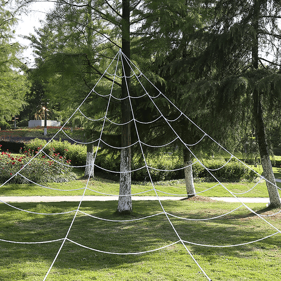 Halloween Decorations Spider Web Triangular Mega Outdoor Graveyard Decor Scary Props Toys - Trendha