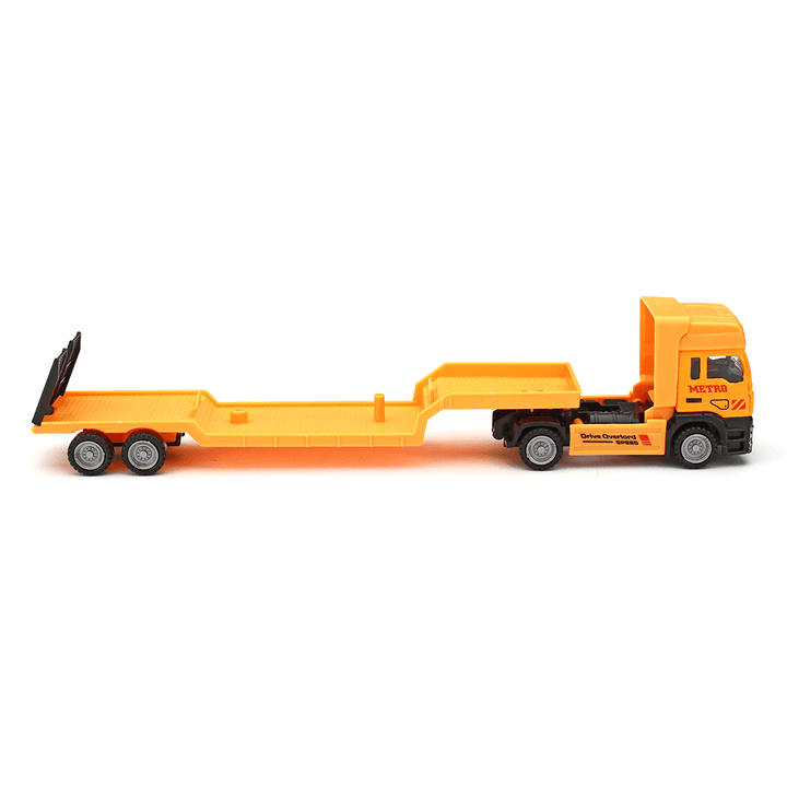 4In1 Kids Toy Recovery Vehicle Tow Truck Lorry Low Loader Diecast Model Toys Construction Xmas - Trendha
