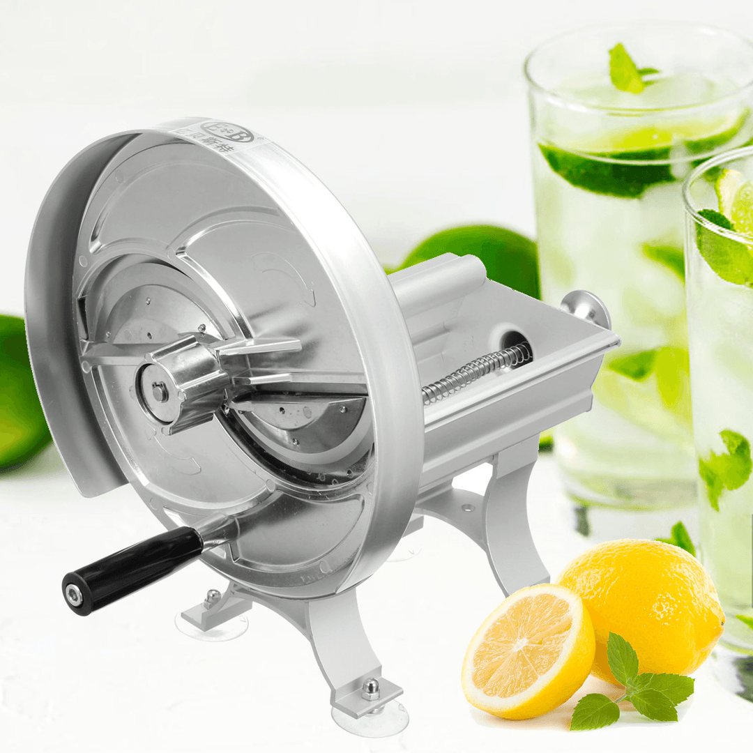Silver Stainless Steel Slicer Manual Commercial Fruit Vegetable Slicing Machine Tools - Trendha