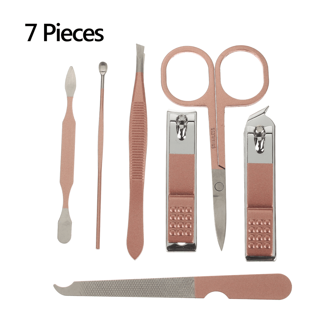 7/10/12/16 / 18Pcs Nail Clipper Set Multi-Piece Set Stainless Steel Accessories Nail Clippers Pedicure Beauty Manicure Tool - Trendha