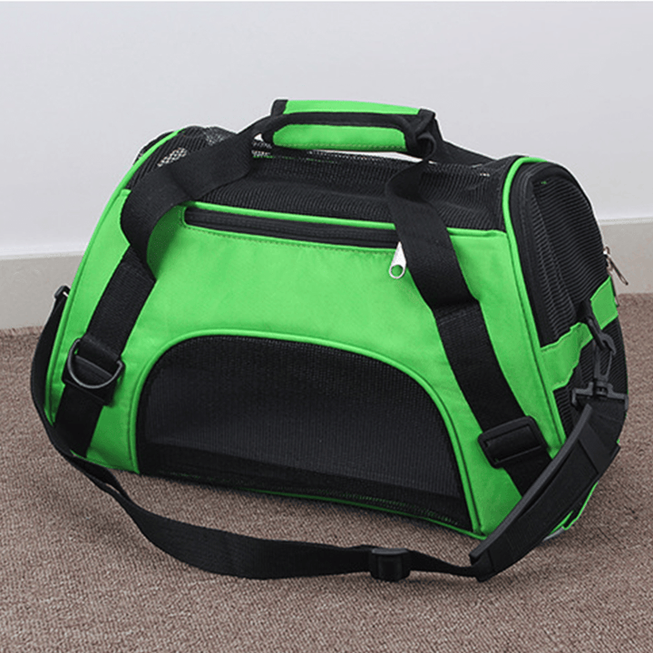 Portable Dog Cat Carrier Bag Soft-Sided Pet Puppy Travel Bags Breathable Mesh Small Pet Chihuahua Carrier for Outgoing Pets Handbag - Trendha