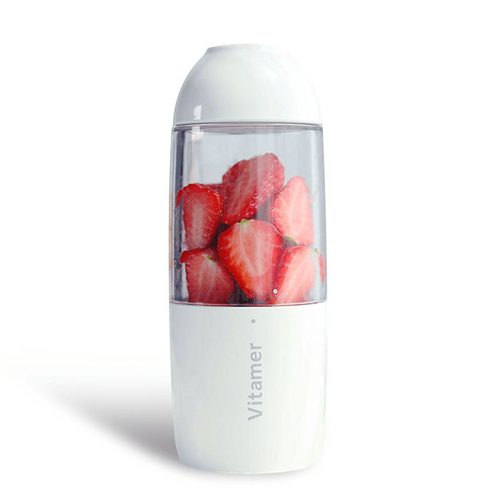 380ML USB Rechargeable Juicer Bottle Cup Vegetables Fruit Milkshake Smoothie Squeezer Reamer Bottle - Trendha
