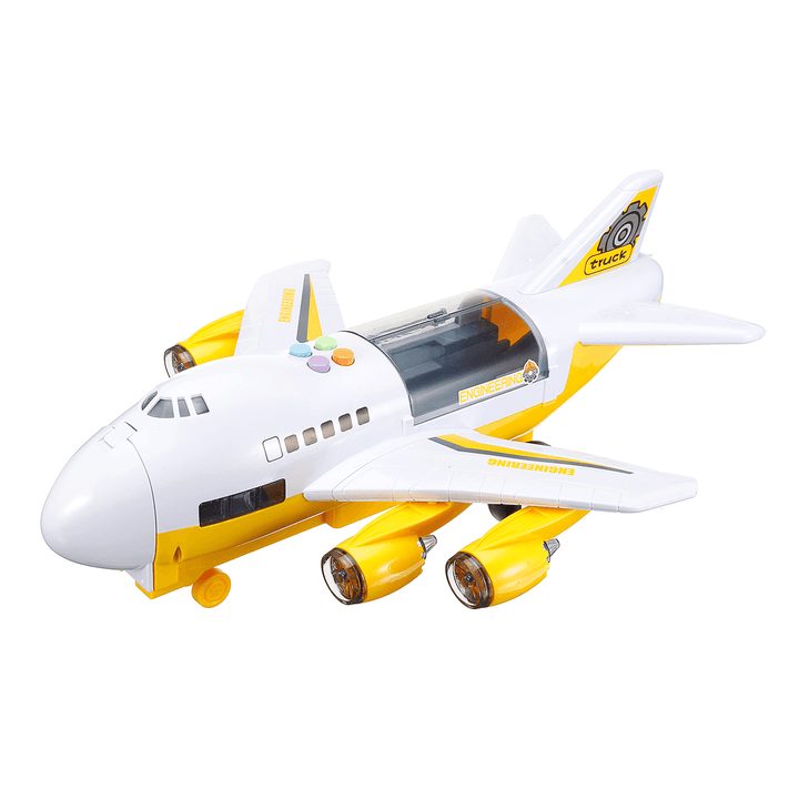 Children'S Large Inertial Airplane Toys Early Education Sound Light Story Airplane Set - Trendha