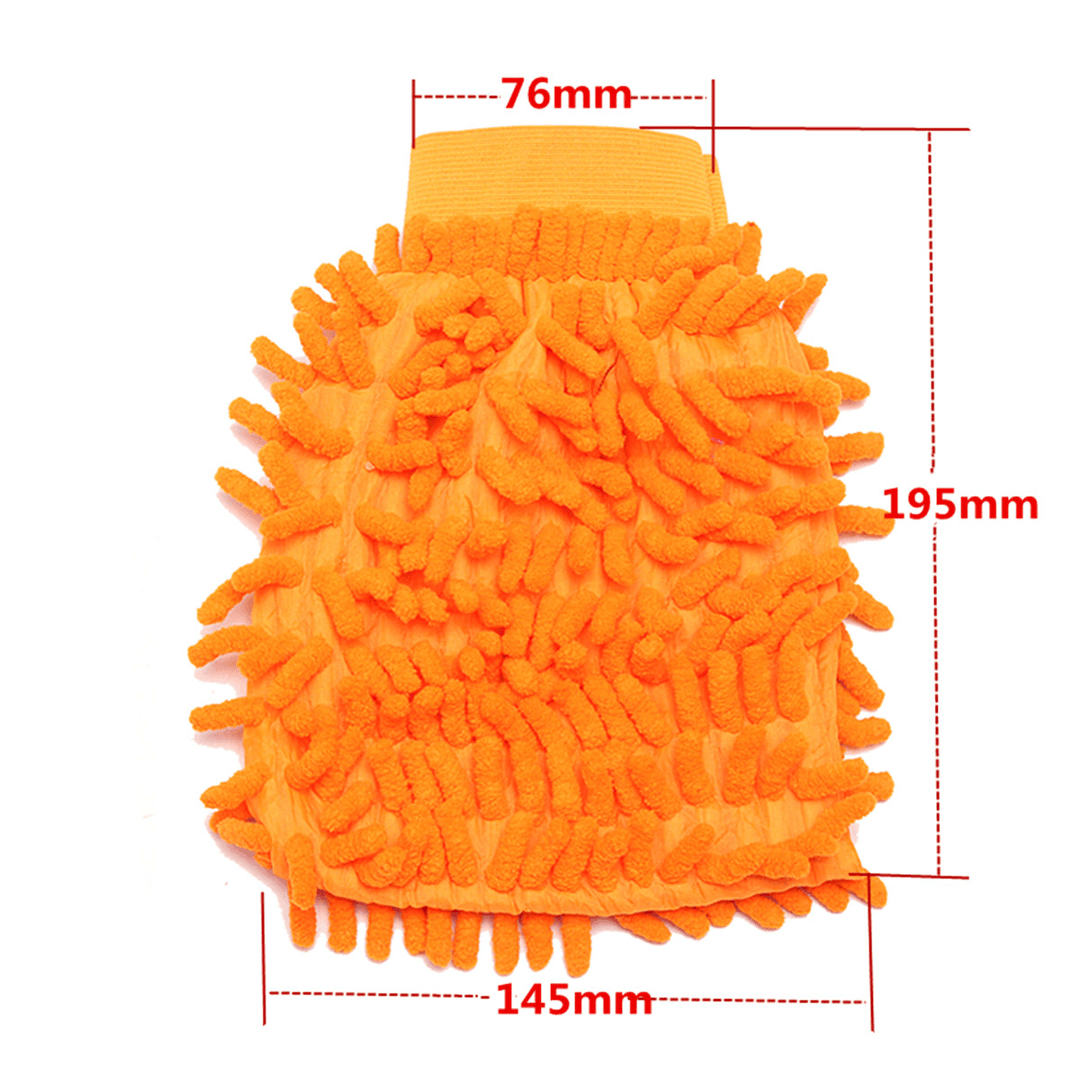 Random Color Microfiber Hand Wash Towel Coral Washing Gloves Cleaning Tool - Trendha