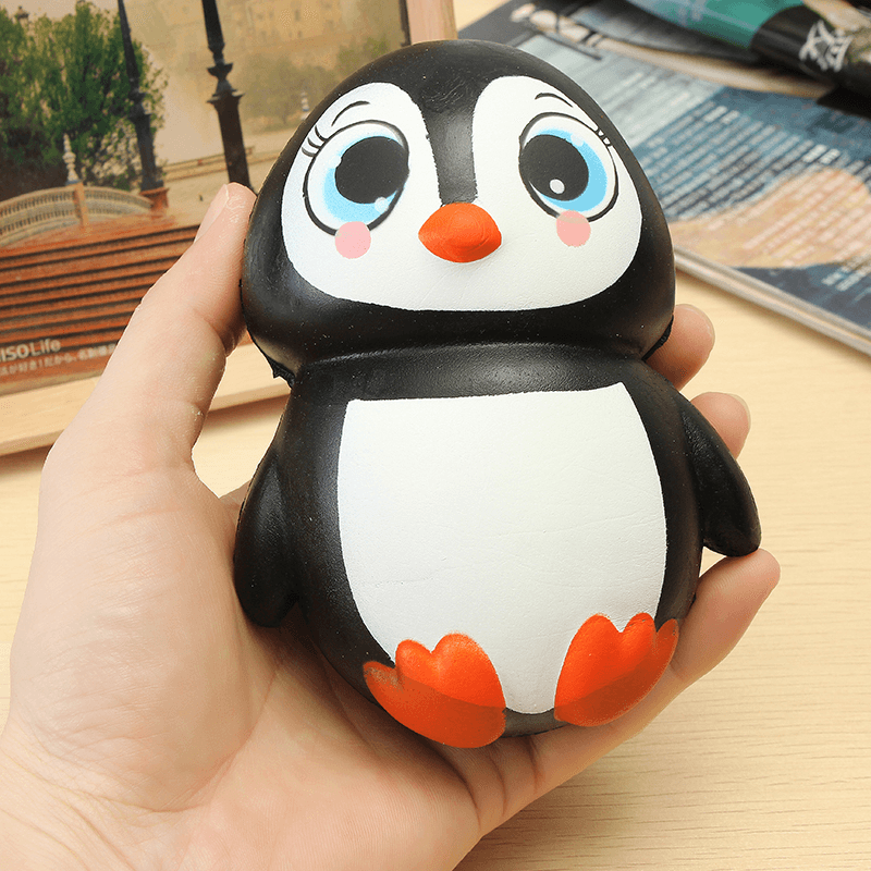 Squishy Penguin Jumbo 13Cm Slow Rising Soft Kawaii Cute Collection Gift Decor Toy - Trendha