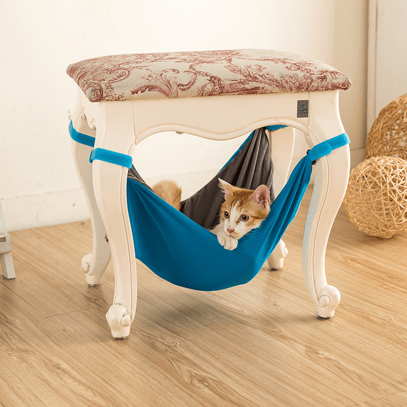 Pet Hammock Hanging Bed House Pupply Mat Cage Small Animal Rat Cat Dog Soft Bed - Trendha