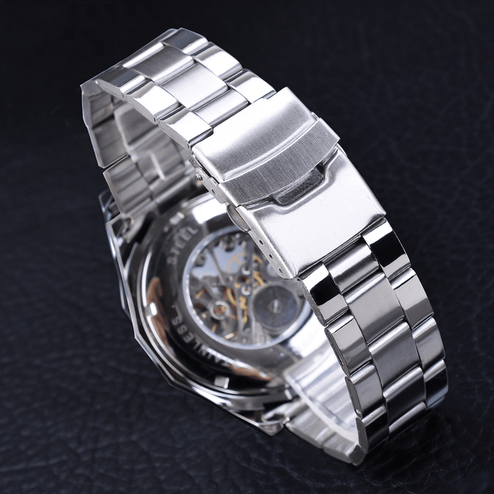 Forsining S101 Fashion Men Watch 3ATM Waterproof Luminous Display Mechanical Watch - Trendha