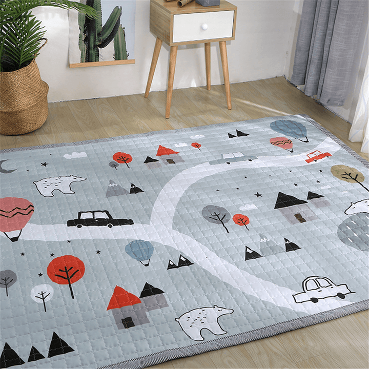 Polyester Baby Play Mat Crawling Kids Game Gym Activity Carpet Blanket Floor Rug - Trendha