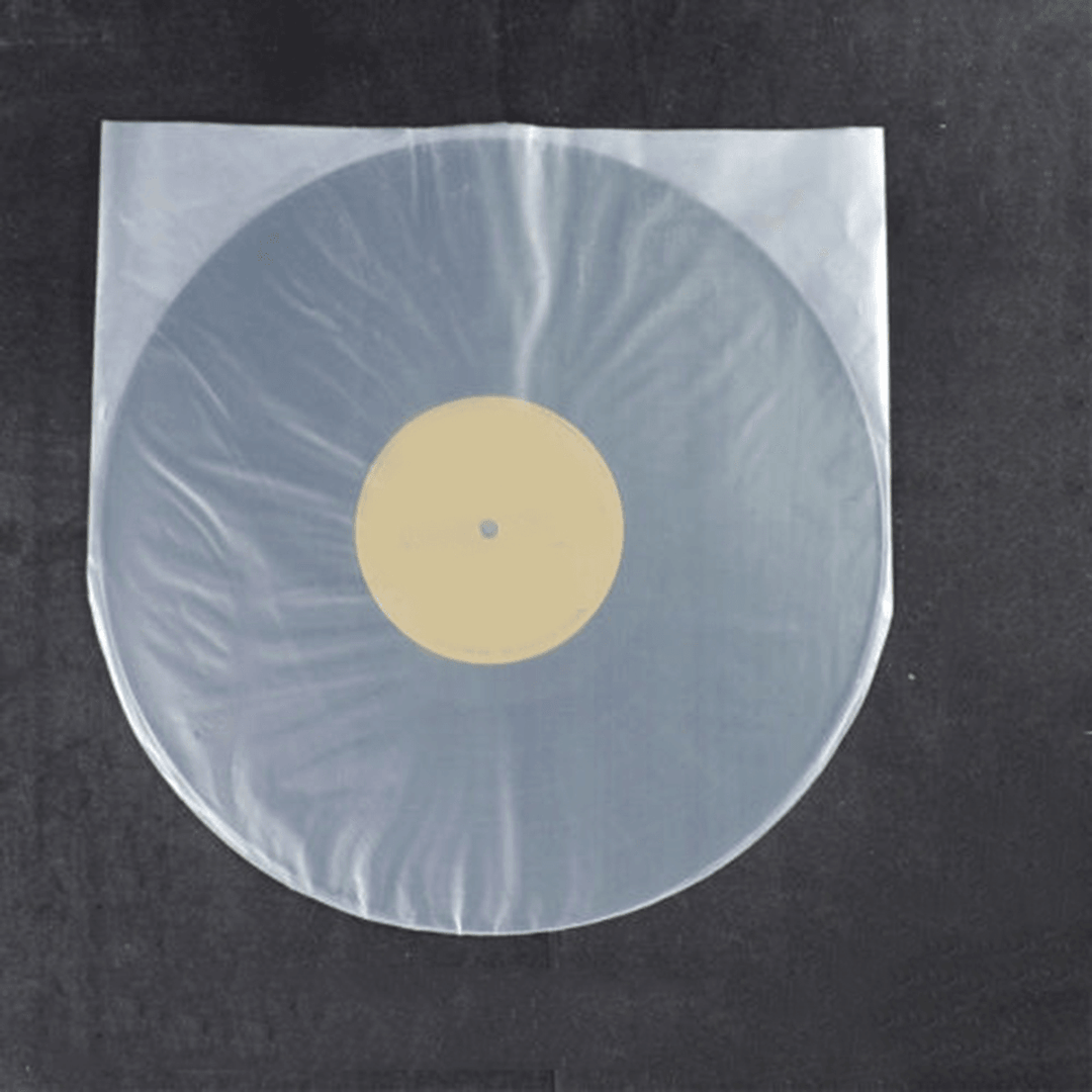50Pcs/Set Antistatic Clear Plastic Cover Inner Sleeves for 12'' LP LD Vinyl Record - Trendha
