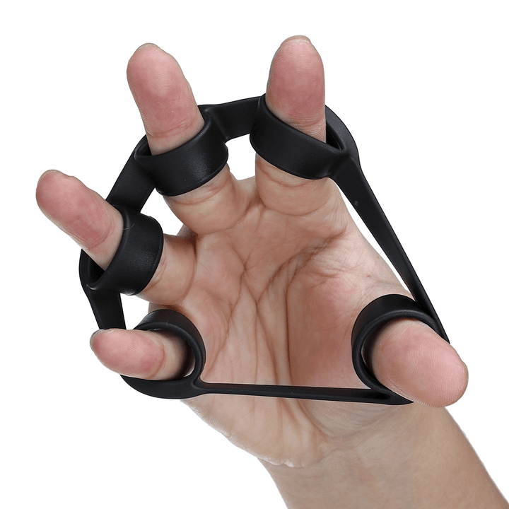 5Pcs Hand Gripper Strengthener Set Wrist Finger Forearm Exercise Tools Resistance Grip Ball - Trendha
