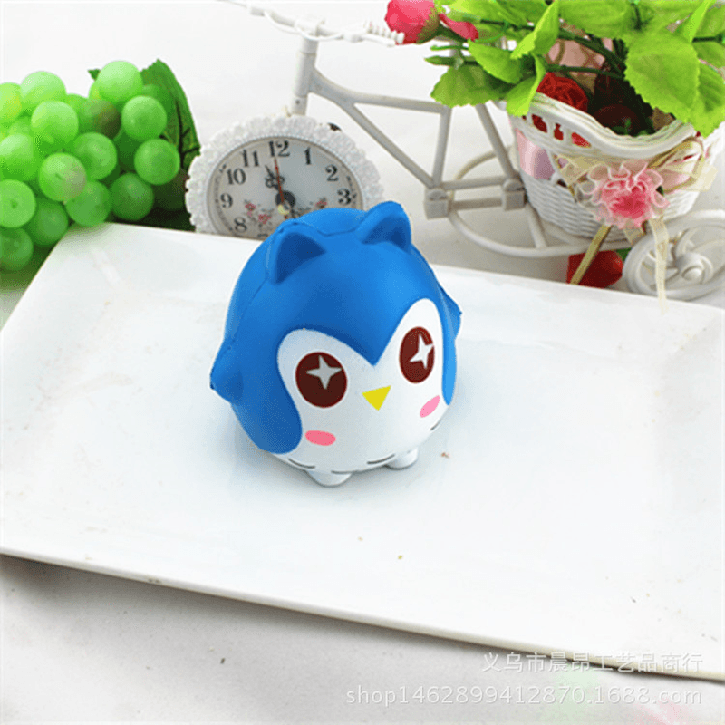 Squishy Owl 10Cm Soft Sweet Cute Bird Animals Slow Rising Collection Gift Decor Toy - Trendha